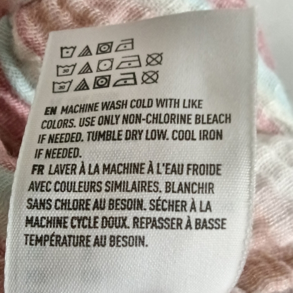 American Eagle Outfitters Pink Striped Peplum Top Size Small - Picture 6 of 9